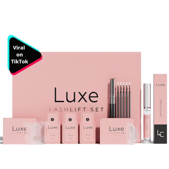 Luxe Cosmetics Lash Lift Kit Complete Set for Eyelash Lifting Long Lasting - Picture 1 of 8